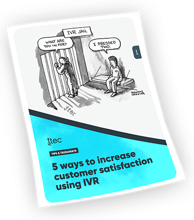 Guide showing ivr best practices to accelerate your call center transformation