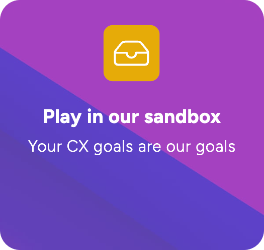 Play in our sandbox