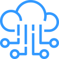 illustration of data in the cloud
