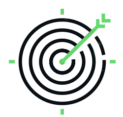 arrow on target icon