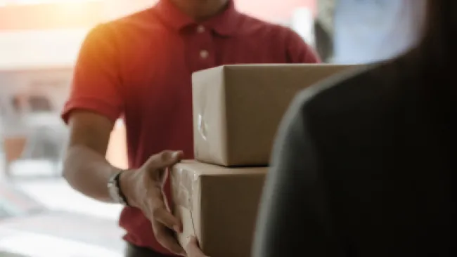 Receiving parcels