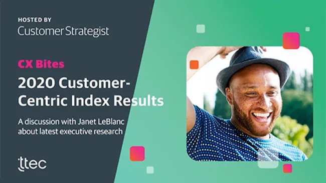 2020 Customer-Centric Index Results