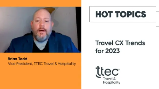 Travel CX Trends for 2023