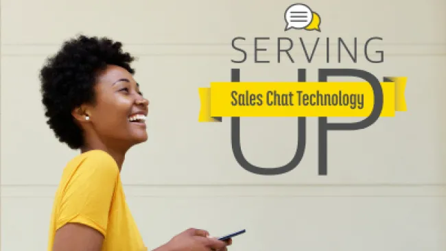 Serving Up Sales Chat Technology