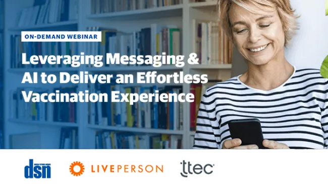 Leveraging Messaging & AI to Deliver an Effortless Vaccination Experience