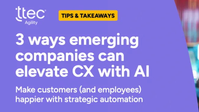 3 ways emerging companies can elevate CX with AI