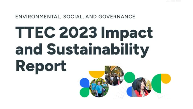 TTEC 2023 Impact and Sustainability Report
