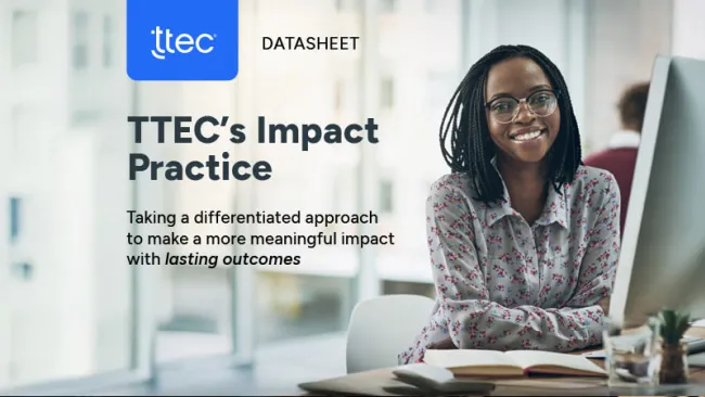 TTEC's Impact Practice