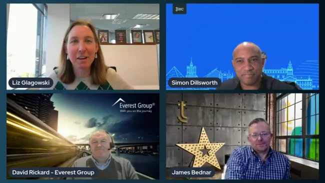 Screenshot of LinkedIn Live panel participants