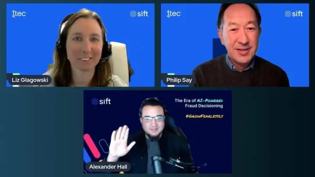 Screenshot of webinar participants