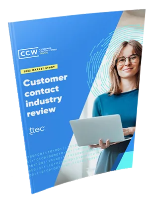 CCW market study on the state of contact center industry, featuring TTEC