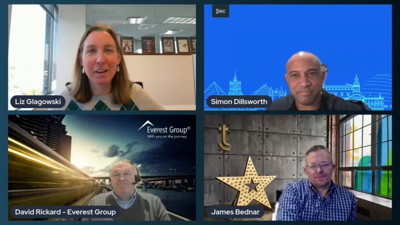 Screenshot of LinkedIn Live panel participants