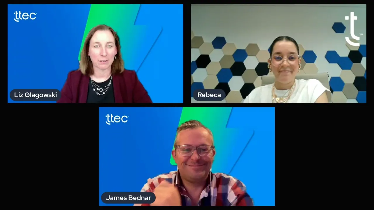 Screenshot of webinar participants