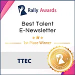TTEC's Talent Attraction team earns recognition in this year's Rally® Awards.