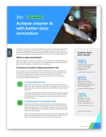 Achieve smarter AI with better data annotation