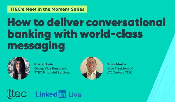 How to deliver conversational banking with world-class messaging