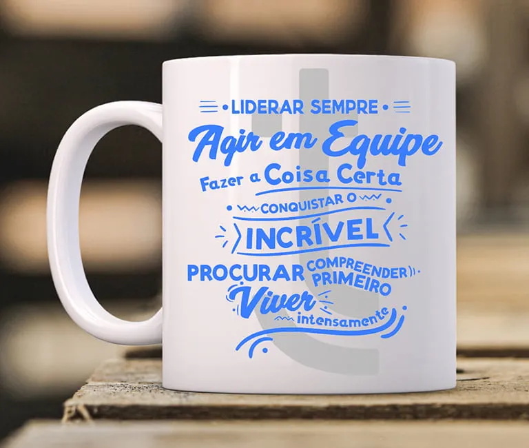 Cup with TTEC values in Portuguese
