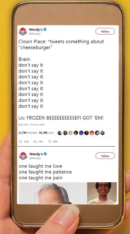 Wendy's tweet example