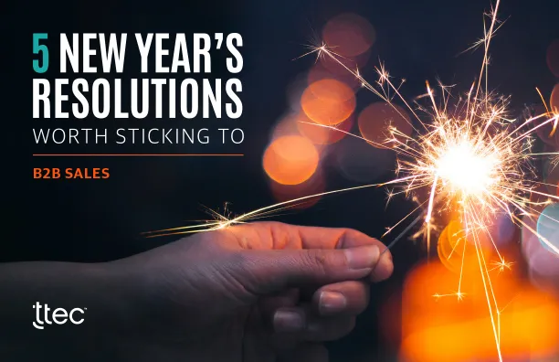 5 New Year’s B2B Sales Resolutions
