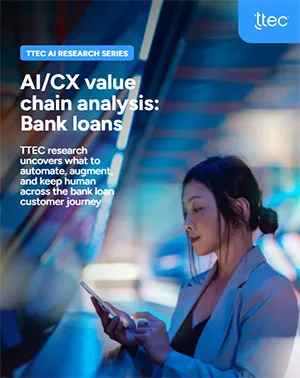AI/CX value chain analysis: Bank loans