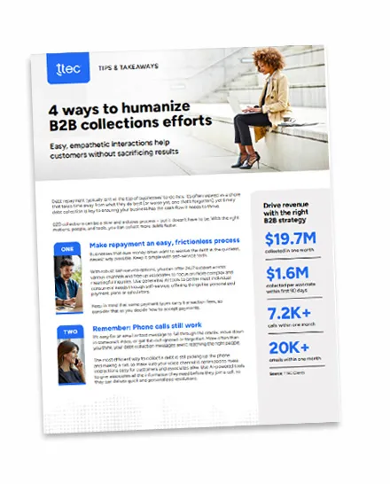 4 ways to humanize B2B collections efforts