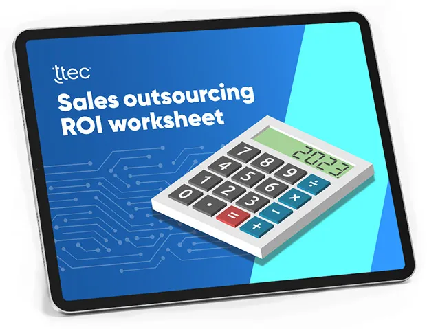 Sales outsourcing ROI worksheet